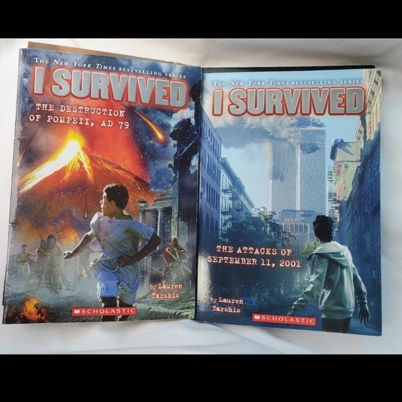 :5 Books I survived books Pompeii,  the titanic , 911 , Katrina. Gettysburg 1863 - Picture 6 of 10